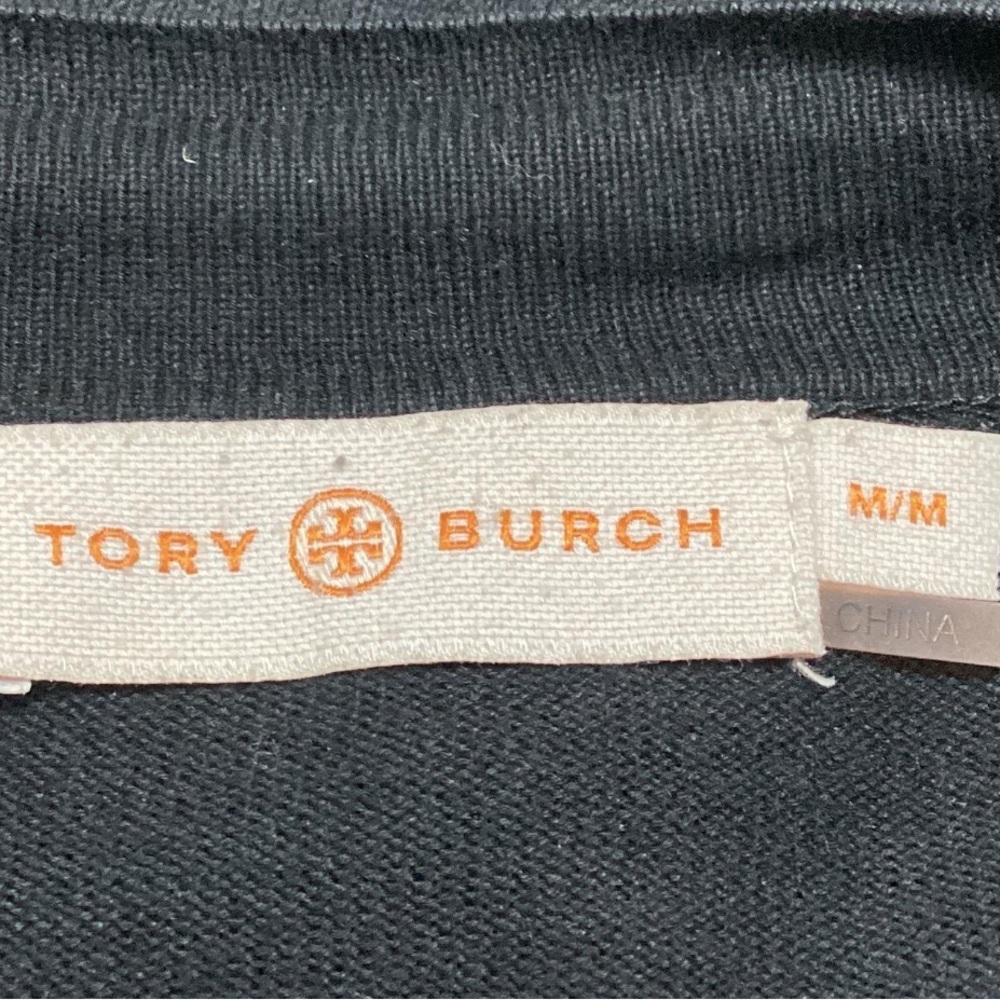 Tory Burch Navy Cardigan with Gold Buttons - Picture 5 of 5